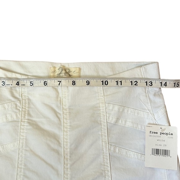 Free People Feel Alright High Rise White Skinny Jeans - Picture 12 of 14